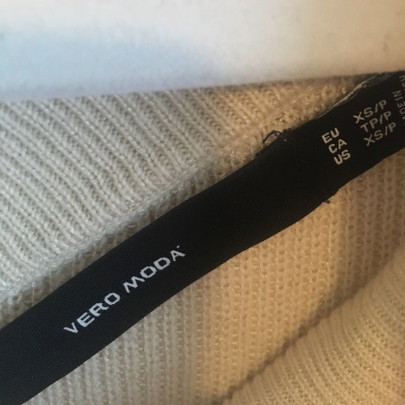 Vero Moda Fine Gauge Khaki Sweater PXS - Picture 2 of 3
